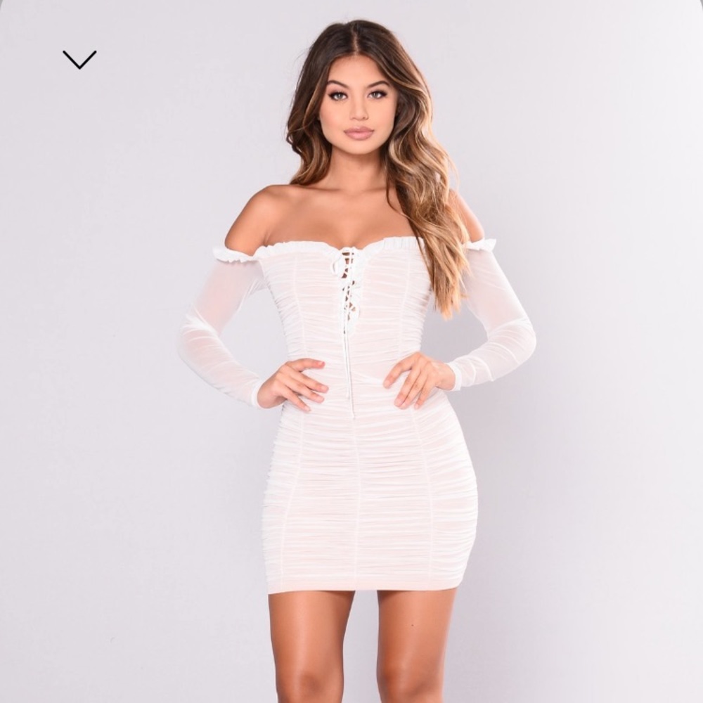 Fashion Nova Maura Mesh Dress